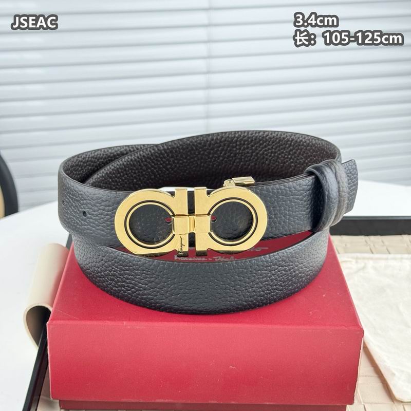 Ferragamo belt 34mmX105-125cm 8L16